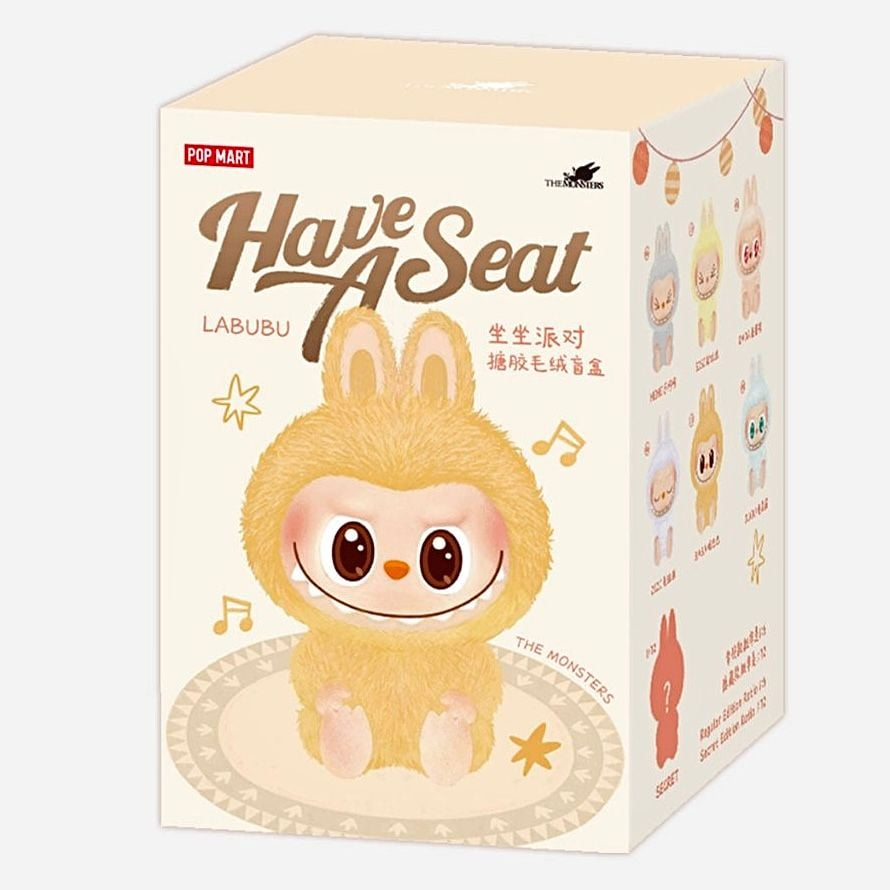 POPMART SET LABUBU "Pop Mart Labubu The Monsters Labubu Have A Seat V2 Vinyl Face Blind Box Toys ( FULL SET )HAVE A SEAT" V2