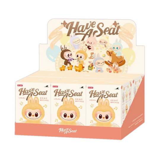POPMART SET LABUBU "Pop Mart Labubu The Monsters Labubu Have A Seat V2 Vinyl Face Blind Box Toys ( FULL SET )HAVE A SEAT" V2